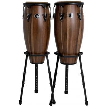Latin percussion lpa646b-sw set congas aspire de 10 y 11 walnut