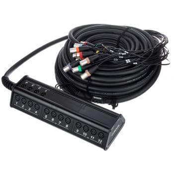 Cordial cyb 24-4 c cajetin de escenario multicore 24 entradas 4 salidas 30 metros