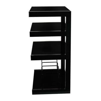 Norstone Esse Vinyl Black Satin Mueble Hifi Esse Vinyl Black Satin