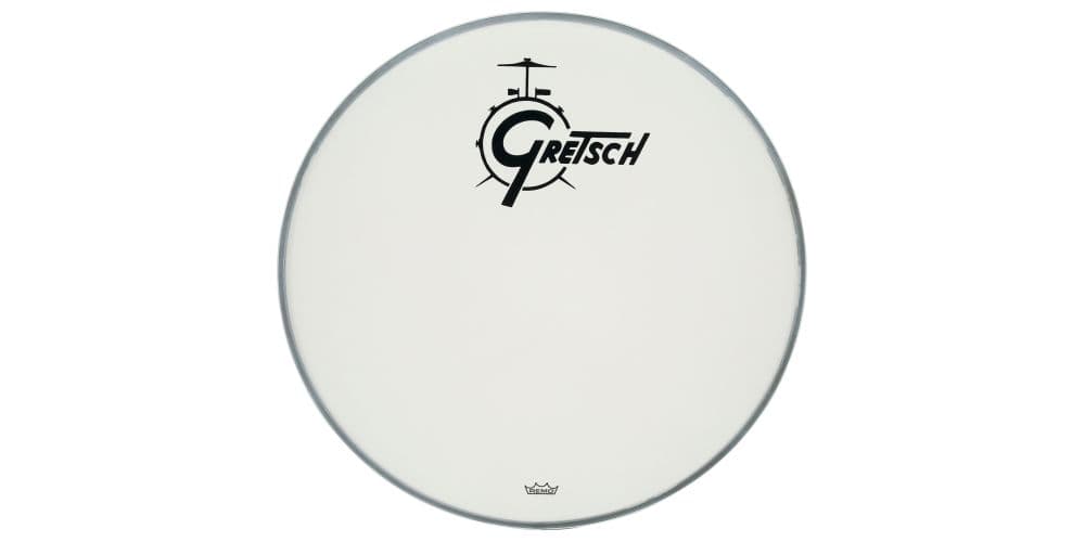 Gretsch Drums GRDHCW24 Parche Bombo 24 Pulgadas Ambassador blanco rugoso grdhcw24