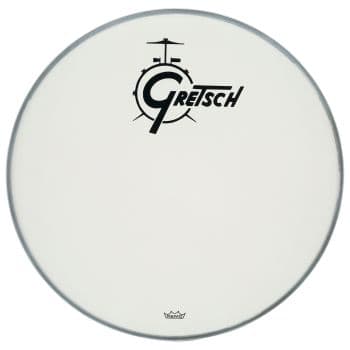 Gretsch Drums GRDHCW24 Parche Bombo 24 Pulgadas Ambassador blanco rugoso grdhcw24