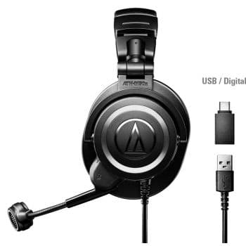 Audio Technica ATH-M50XSTS-USB Auricular para Streamers ATH-M50XSTS-USB