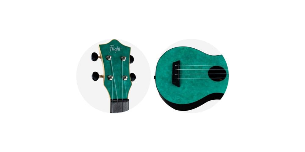 Flight Ukelele Soprano Flight TUS-65 Travel Emerald TUS-65 Travel Emerald