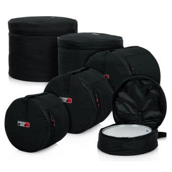 Gator GP-STANDARD-100 Set de Bolsas Estándar de 5 Piezas para Percusión GP-STANDARD-100