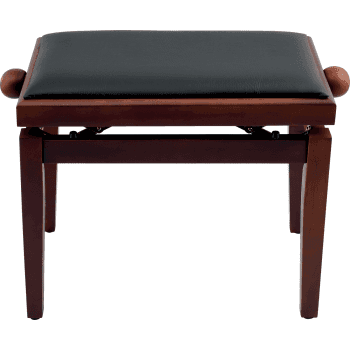 Quik lok pb-100 madera nogal / negra mate banqueta para piano