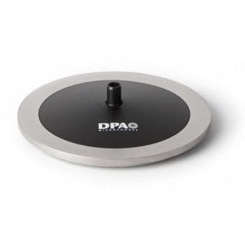 Dpa dm6000-bx base redonda negra para techo o mesa. conector xlr.