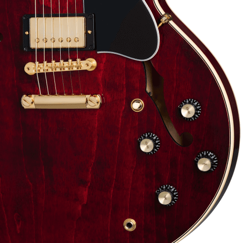 Gibson ES-345 Gold Hardware Wine Red Guitarra Eléctrica ES-345 Gold Hardware Wine Red