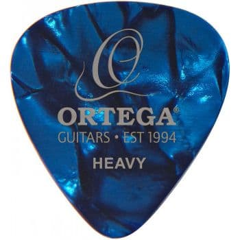 Ortega ogp-bp-h10 set de púas heavy 10 unidades blue pearl