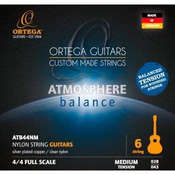 Ortega atb44nm juego de cuerdas para guitarra clásica