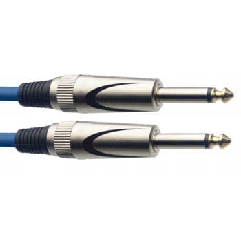 Stagg SGC3DL CBL Cable de Instrumento Serie S Jack/Jack de 3m Azul SGC3DL CBL