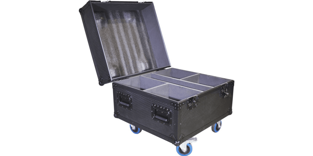 Triton Blue Eclipse 650 + Flightcase de transporte para 4 SPARKLE Triton Blue Eclipse 650 + Flightcase