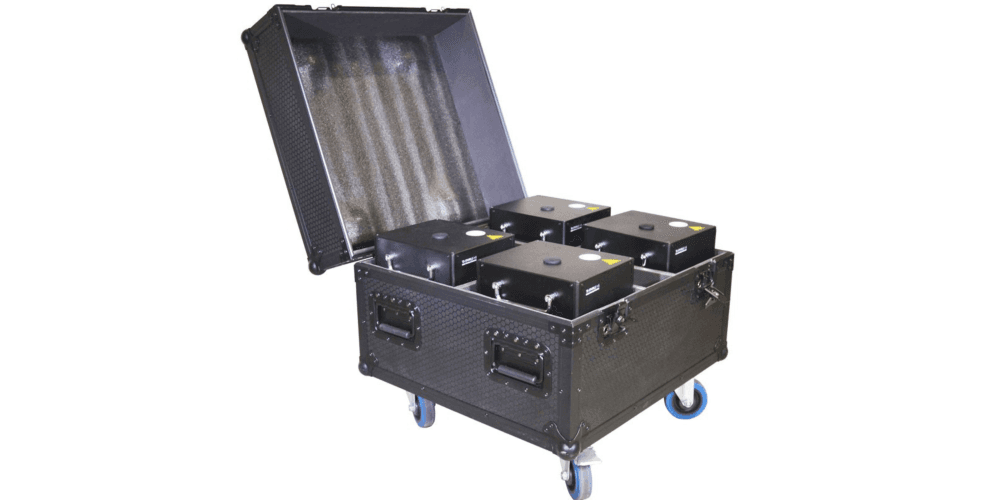 Triton Blue Eclipse 650 + Flightcase de transporte para 4 SPARKLE Triton Blue Eclipse 650 + Flightcase