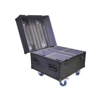 Triton Blue Eclipse 650 + Flightcase de transporte para 4 SPARKLE Triton Blue Eclipse 650 + Flightcase