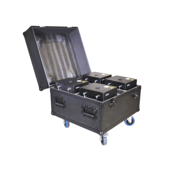 Triton Blue Eclipse 650 + Flightcase de transporte para 4 SPARKLE Triton Blue Eclipse 650 + Flightcase