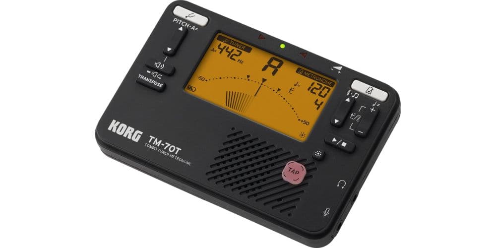 Korg TM-70T BK Afinador Cromático TM-70T BK