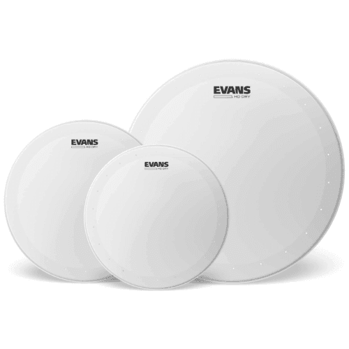 Evans ETP-HDD-F Genera HD Dry Tompack, Fusión (10 pulgadas, 12 pulgadas, 14 pulgadas) ETP-HDD-F