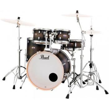 Pearl decade maple satin black burst 22 dmp925s-c262