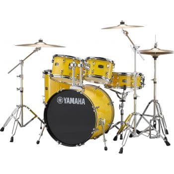 Yamaha rydeen mellow yellow 22 + platos paiste rdp2f5
