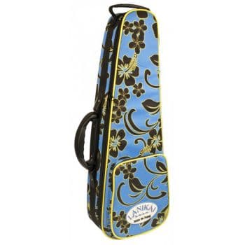 Lanikai uz0128 funda ukelele tenor floral con bolsillo exterior