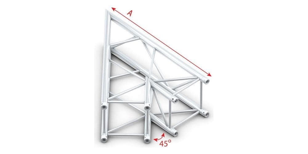 Showtec FQ40001HD Corner 45 Heavy Duty Pro-40 Square F Truss FQ40001HD