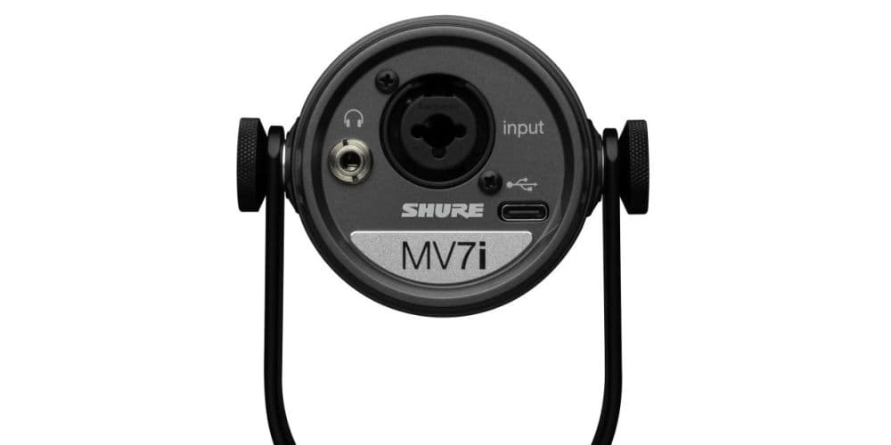 Shure MV7i Micrófono Intelegente Interfaz MV7i
