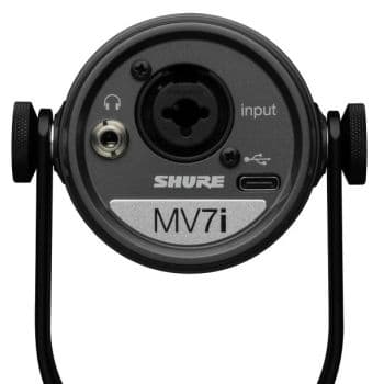 Shure MV7i Micrófono Intelegente Interfaz MV7i