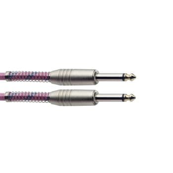 Stagg SGC3VT-PK Cable de 3metros jack a jack de 6.3 Rosa SGC3VT PK