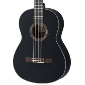 Yamaha cg142s bl guitarra clásica. negra