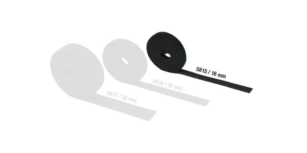 Adam Hall Hardware 5815 Cinta Velcro doble Cara 16 mm de ancho 5815