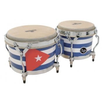 Lp bongo matador madera bandera cuba, m201-qba