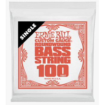 Ernie ball 1697 slinky entorchado cuerda para bajo redondo 100