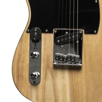 Stagg SET-STD NAT LH Guitarra eléctrica serie T para zurdos SET-STD NAT LH
