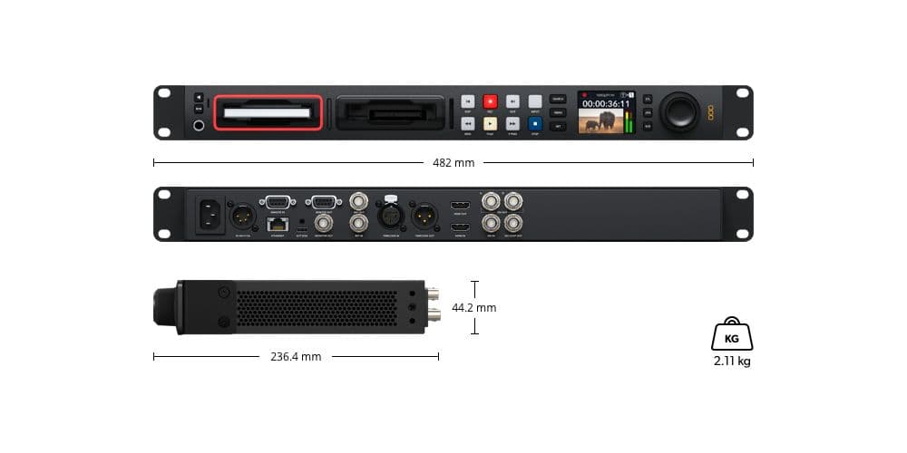 Blackmagic HyperDeck Studio HD Pro HyperDeck Studio HD Pro