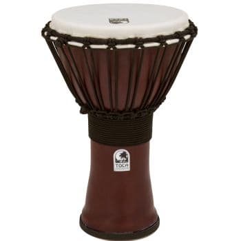 Toca Percussion TF2DJ-10R Djembe Freestyle II Rope Tuned Dark Red TF2DJ-10R