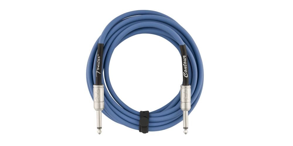 Fender Contour 15 Cable Lake Placid Blue Cable Jack Contour 15 Cable Lake Placid Blue