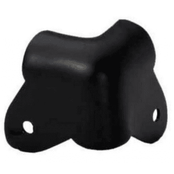 Adam hall hardware 4023 blk - cantonera plana 2 patas negra