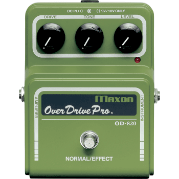 Maxon od-820 overdrive pro pedal efectos guitarra