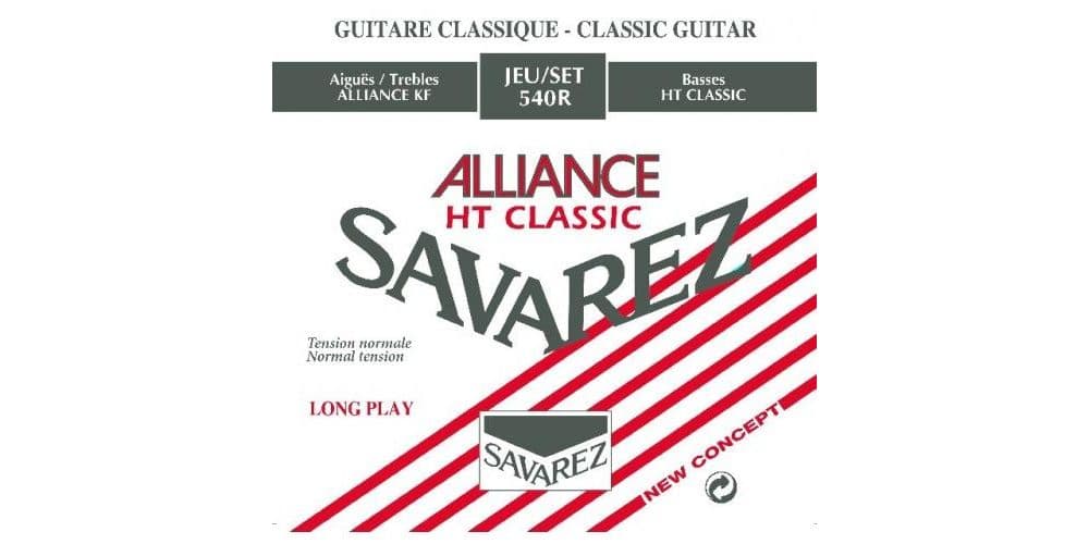 Savarez 540R Alliance Juego Cuerdas Guitarra Clásica 3 Juegos 540R