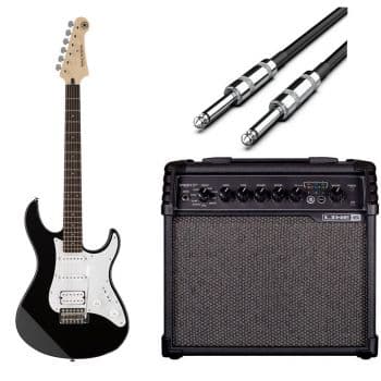 Yamaha pacifica 012 bl ii pack guitarra eléctrica con amplificador line 6 spider v20 mkii