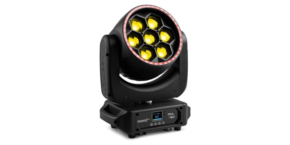 Beamz MHL760 Mov Head Zoom 7x60W BeeEye MHL760 Mov Head Zoom 7x60W BeeEye