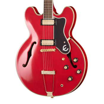 Epiphone masterbilt gem archer sheraton cherry red guitarra eléctrica estuche incluído