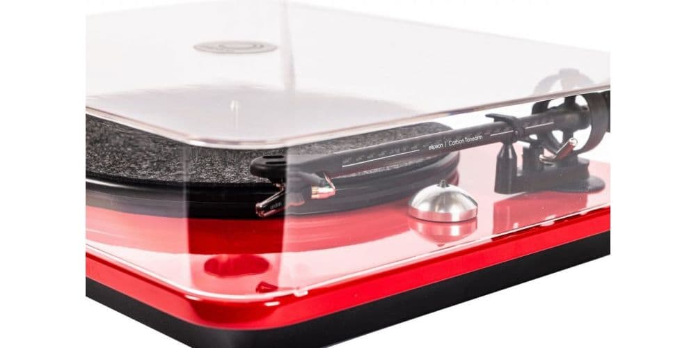 elipson Chroma 400 Red Giradiscos con Capsula MM Ortofón OM10 Chroma 400 Red