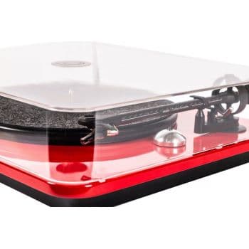 elipson Chroma 400 Red Giradiscos con Capsula MM Ortofón OM10 Chroma 400 Red