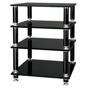 Norstone stabbl hi-fi mueble hi-fi de 4 baldas