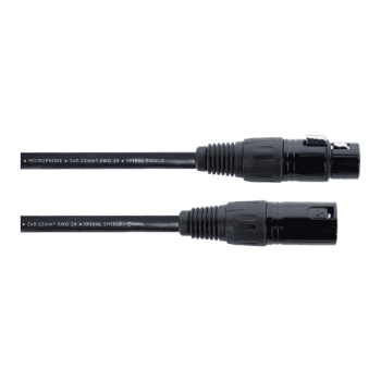 Cordial eclem3fm cable de micrófono xlr de 3 m