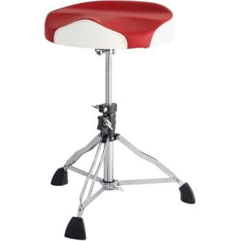 Dixon PSN-13RW Sillín Topo Moto Rojo y Blanco Dixon PSN-13RW Sillín Topo Moto Rojo y Blanco