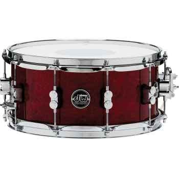 Drum workshop drpl6514sscs perf snare 6.5x14 cherry stain