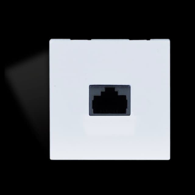 PROCAB CP43ARJ/W Placa de conexión RJ45 Bticino PROCAB CP43ARJ/W