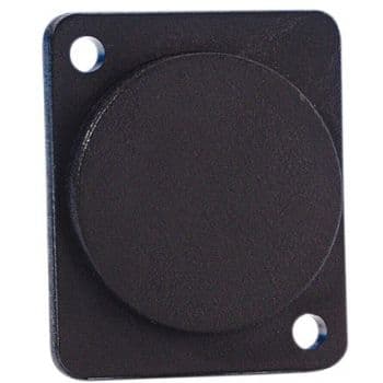 Adam hall 7839 panel ciego de plástico negro 19