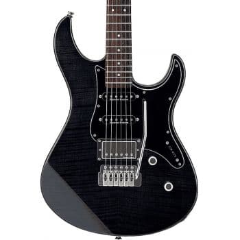 Yamaha pacifica 612viifm tbl translucent black guitarra eléctrica